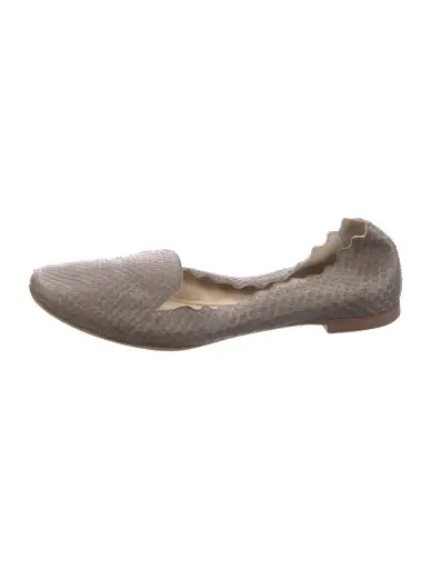 Leather Animal Print Loafers