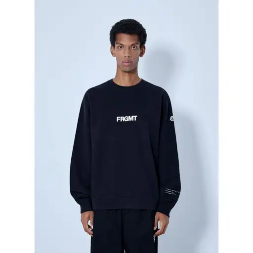 Moncler X Frgmt Hiroshi Fujiwara Men Logo Print Sweatshirt