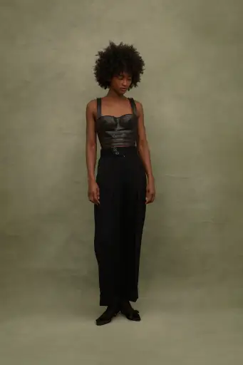 1992 Alaïa Leather Bustier
