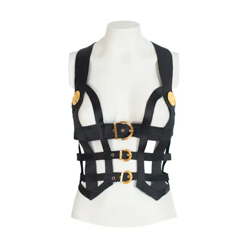 FW 1992 Silk Bondage Corset Top