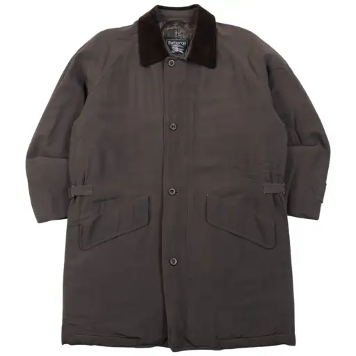 Vintage 90s Burberry Padded Zip Up Jacket Size L