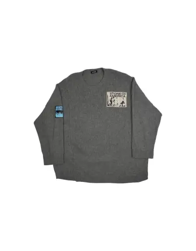 SS20 Oversized Patch Sweater