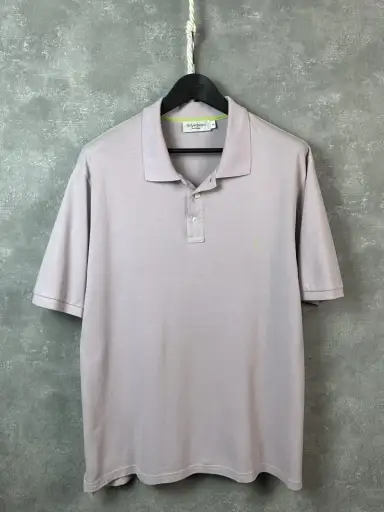 YSL YvesSaintLaurent Light Lilac Short Sleeve Cotton Polo
