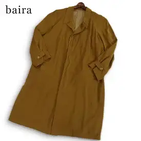 bajra バジュラ 秋冬★ ロング ビッグシルエット シングル コート 日本製 Sz.M メンズ