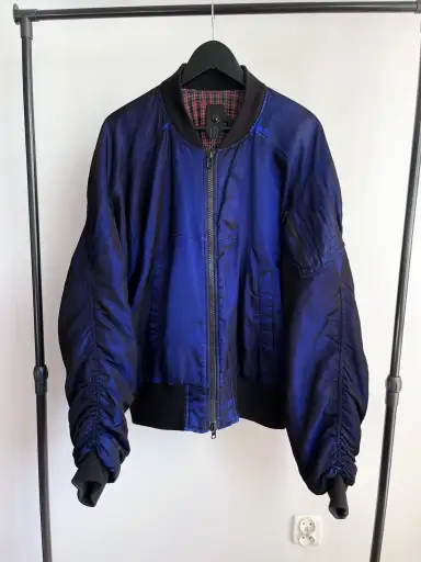 Archive Bernhard Willhelm AW07 runway silk MA1 bomber jacket