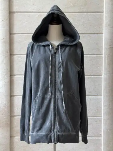 Alexandre Plokhov distressed gray hoodie jacket