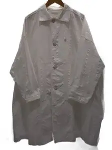 ISSEY MIYAKE◆A-POC ABLE/TYPE-U 002 COATS/1/ポリエステル/WHT/無地/AT41FA109//