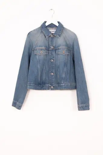 Loewe „Trapeze“ Jeansjacke in Blau