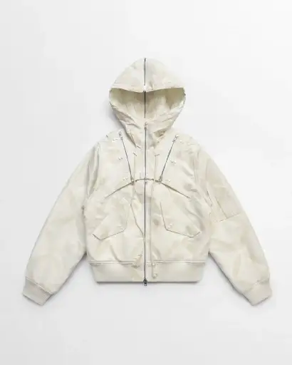 Stefan Cooke, SS23 Triple Zip Devore Jacket