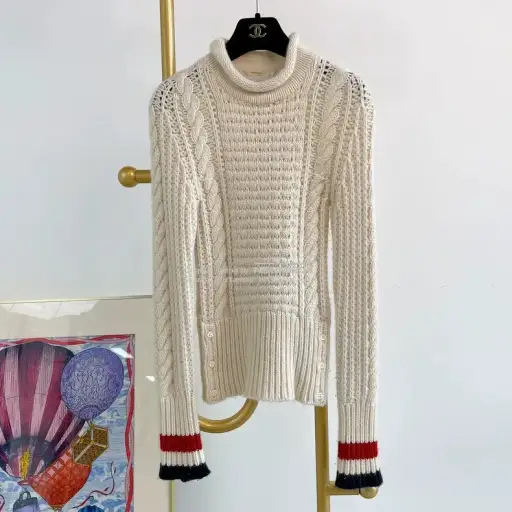 Thom Browne White Sweater Size 38 3