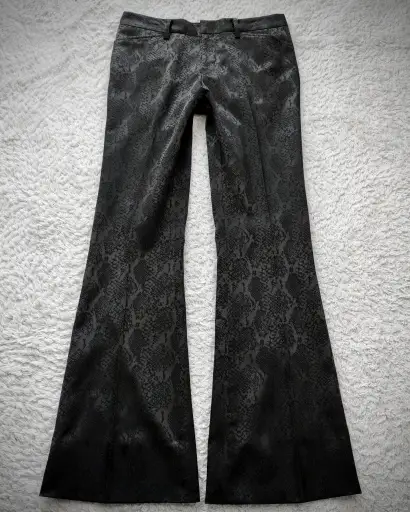 5351 Pour Les Hommes Python Luster Flared Dress Pants