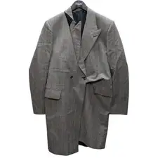 Marina Yee Gray Fold Coat M Used Vintage Casual Outerwear