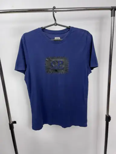 C.P. Company T-Shirt Big Logo Size S Blue