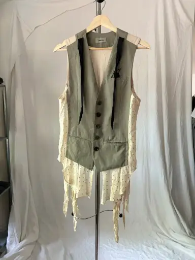 Undercover SS12 "Open Strings" Fringe Vest (F)