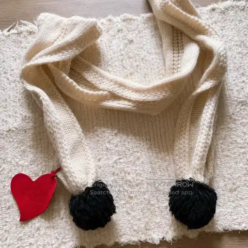 Vivienne Westwood Black cat scarf