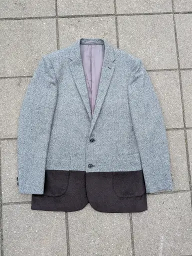 kolor Wool 2-Tone Jacket / Blazer Made in Japan Size 4