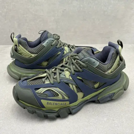 New! Balenciaga Track Sneaker ' Green Navy ' | 42 (9 US)