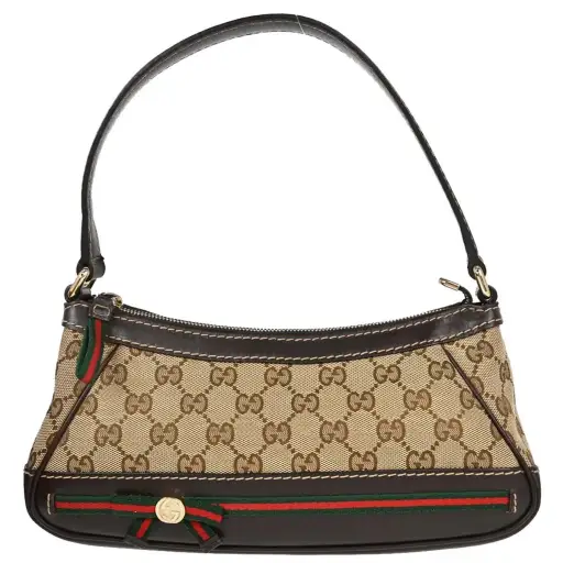 Gucci Brown GG Canvas Mayfair Small Shoulder Bag