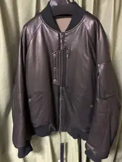 DEVOA MJE-SLMBL シープレザー MA-1 サイズ2