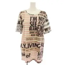 NOZOMI ISHIGURO T-Shirt Multicolor One Size Short Sleeve Striped