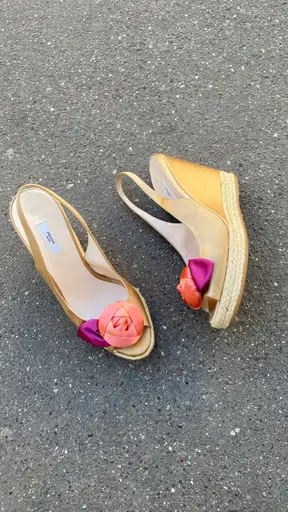TALONS COMPENSÉS ROSE