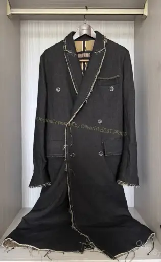 Uma Wang 21AW Wool Distressed Coat YYYY17/2610