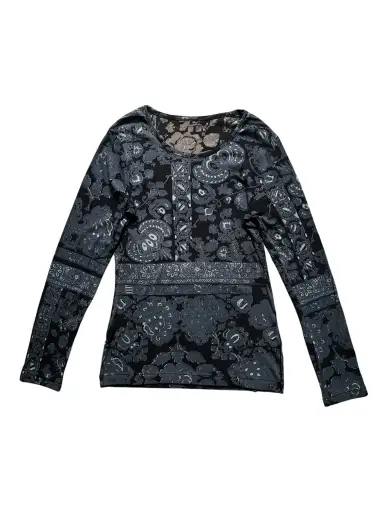 Yohji Yamamoto SS23 Floral Sheer Top