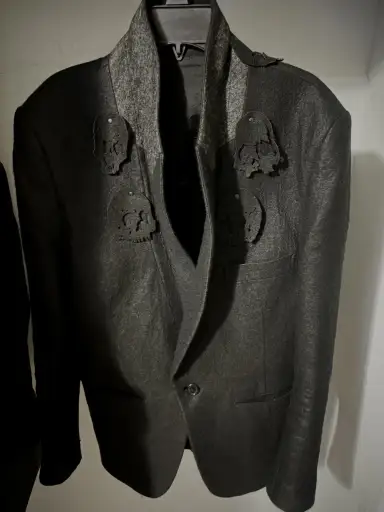 Undercover AW2005 Arts n Crafts Laser Cut Skull Blazer