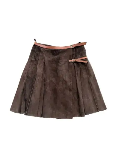 PRADA F/W 1999 SUEDE LEATHER SKIRT