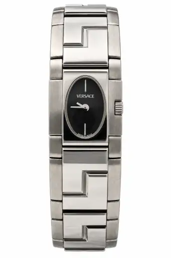 Versace ESQ99 Black Dial Greca Steel Bracelet Watch(752-VER-L). LWM864