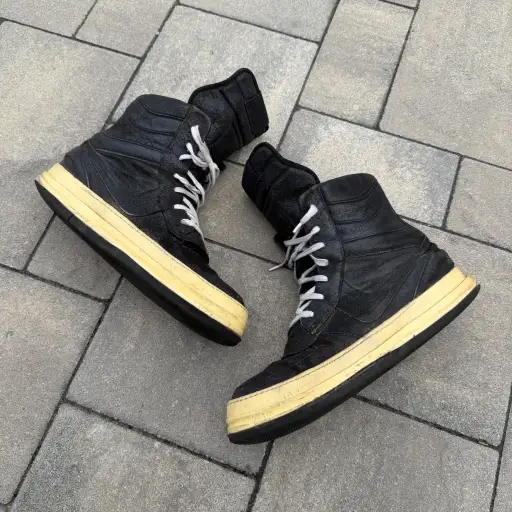 SS08 Rick Owens Blistered Leather Dunks