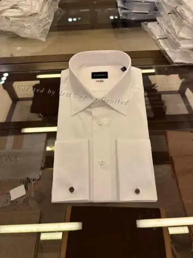 Ermenegildo Zegna White Long-Sleeve Shirt