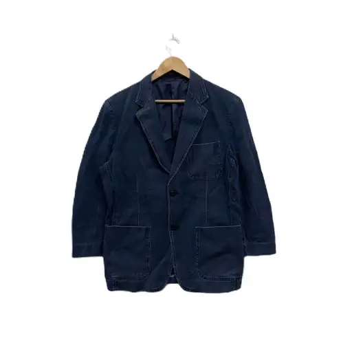 Bleu nimes denim blazer jacket casual