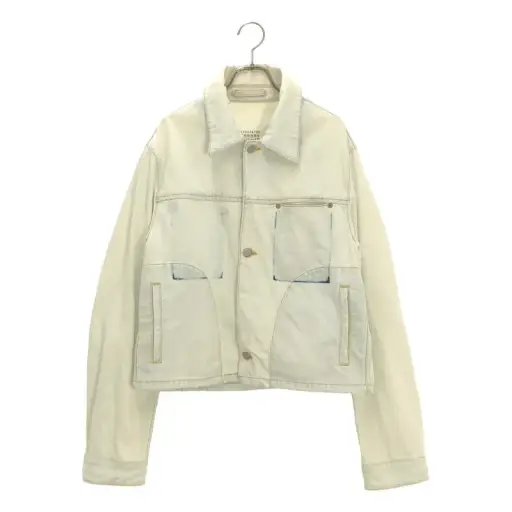 Maison Margiela / メゾンマルジェラ | 2018SS | ブリーチ加工 デニムジャケット | 48 | メンズ