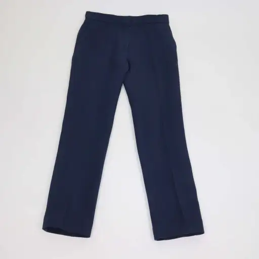 Christian Dior Blue Wool Blended Straight Fit Trouser