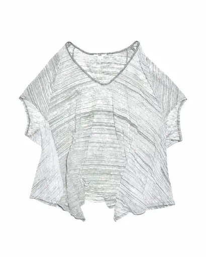 Helmut Lang Faded Olive Three Dimensional Draping T Shirt