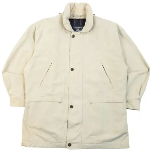 Vintage 90s Burberry Zip Up Jacket Size M