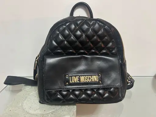 Love Moschino Rucksack, schwarz, gesteppt