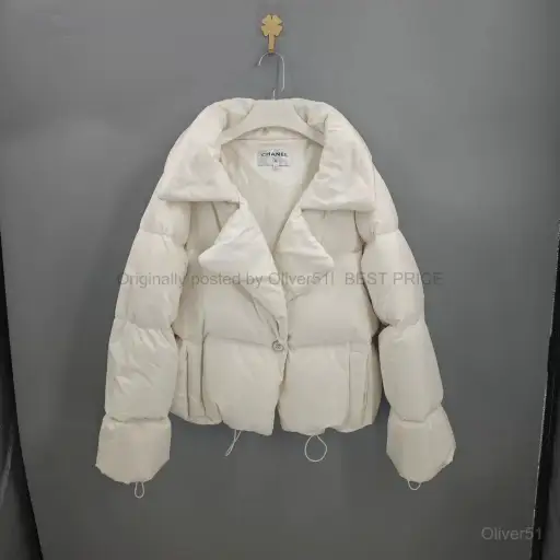 Chanel Snow Collection White Cloud Lapel BFAJMNO511