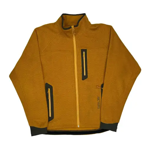 Arc'Teryx Fleece Jacket - Medium Orange Polyester