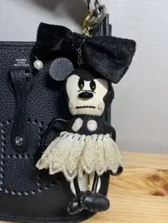 ミニー ハンドメイド バッグチャーム ヴィンテージ風