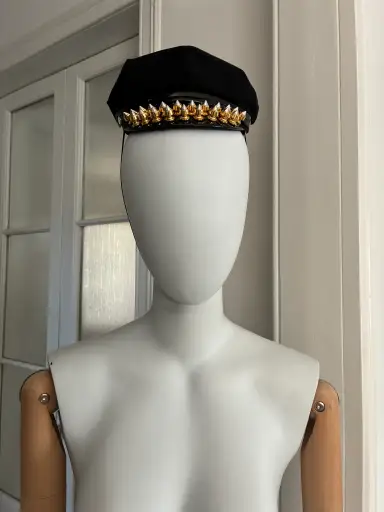 Moschino Spring 2018 Miniature Biker Cap