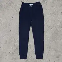 ​【MAISON KITSUNE】ロゴ スウェットパンツ XS ネイビー