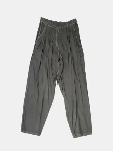 Washed Drawstring Pants