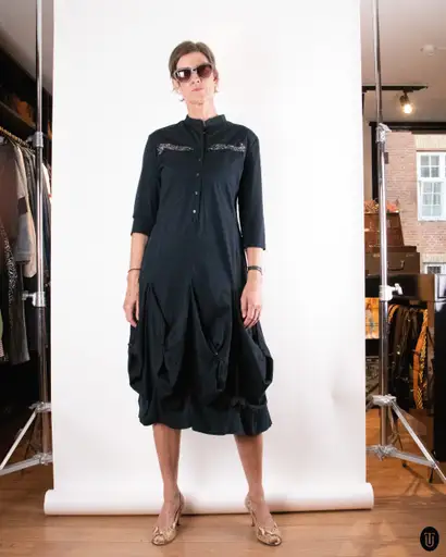 00's Marithé + François Girbaud Western Style Dress S