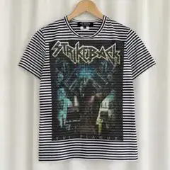 JUNYA WATANABE ボーダー グラフィックTシャツ S AD2018