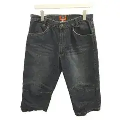 ニーキューイチニーキューゴーオム 291295＝HOMME ハーフデニムパンツ 3 インディゴ シャドー加工 /NP ■ECA009
