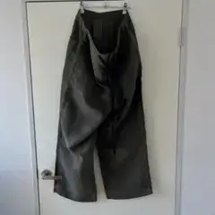 25ss BIEK VERSTAPPEN ヘビーリネン ワイドパンツ