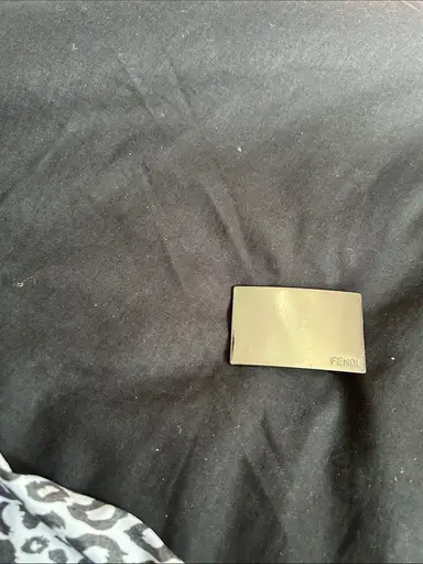 Fendi Gold Rectangular belt buckle
