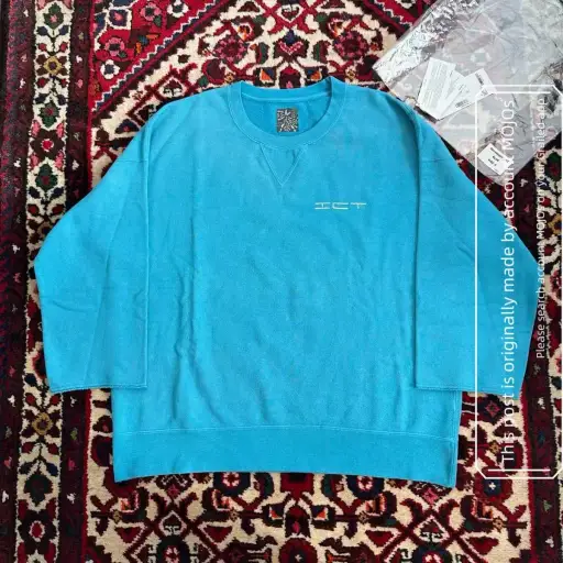 Sz 3 Visvim 24AW ICT Ocean Blue SB Sweatshirt mo.jos20